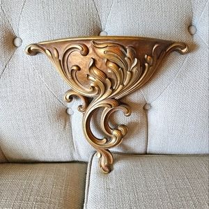 Elegant Gold Wall Sconce/Vase